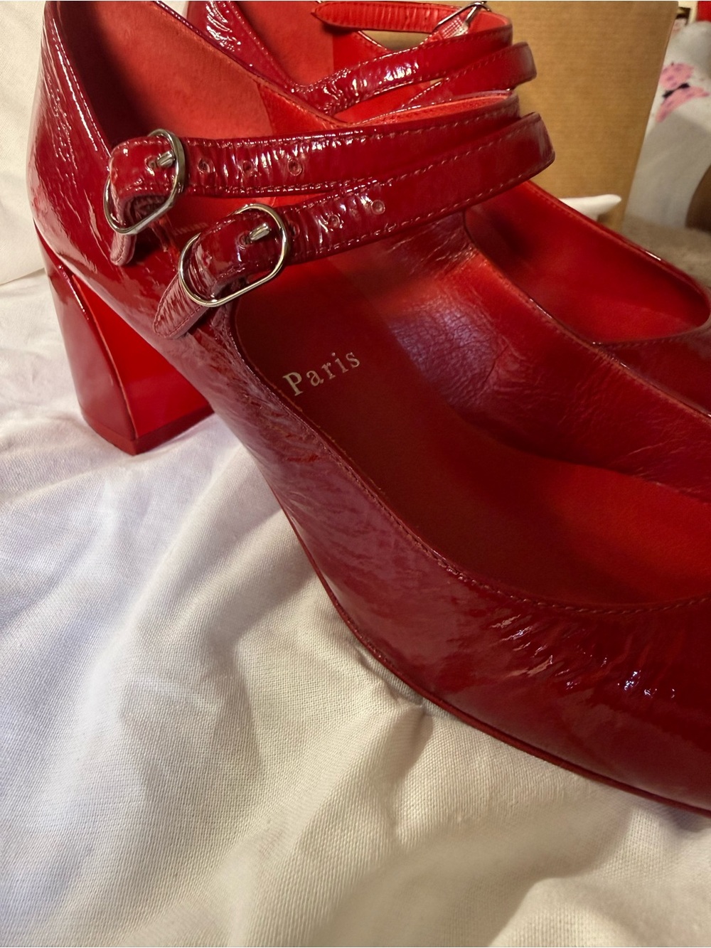 Christian Louboutin Red Shoe Box with Branded Label new and dust bags - Picture 5 of 12
